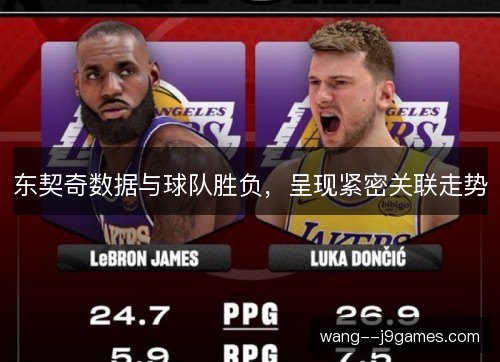 东契奇数据与球队胜负，呈现紧密关联走势